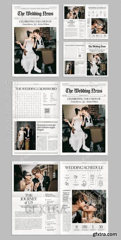GR - Wedding Newspaper Template 56582358 GR - Wedding Newspaper Template 56582358