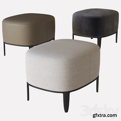 3dsky Pro - gentleman pouf poliform