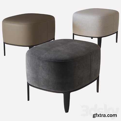 3dsky Pro - gentleman pouf poliform