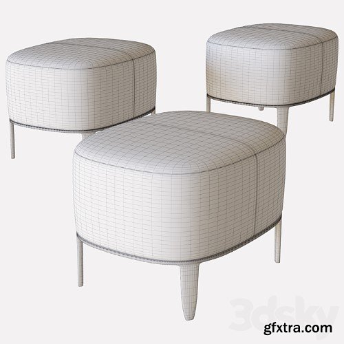 3dsky Pro - gentleman pouf poliform