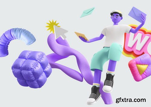 Wanna This - Abstract 3d illustrations