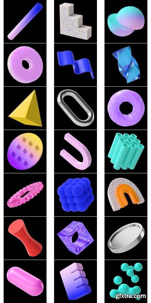 Wanna This - Abstract 3d illustrations