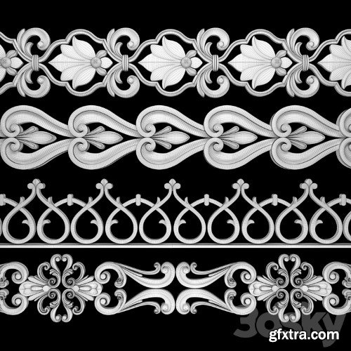 3dsky Pro - Path Ornament Pack 14