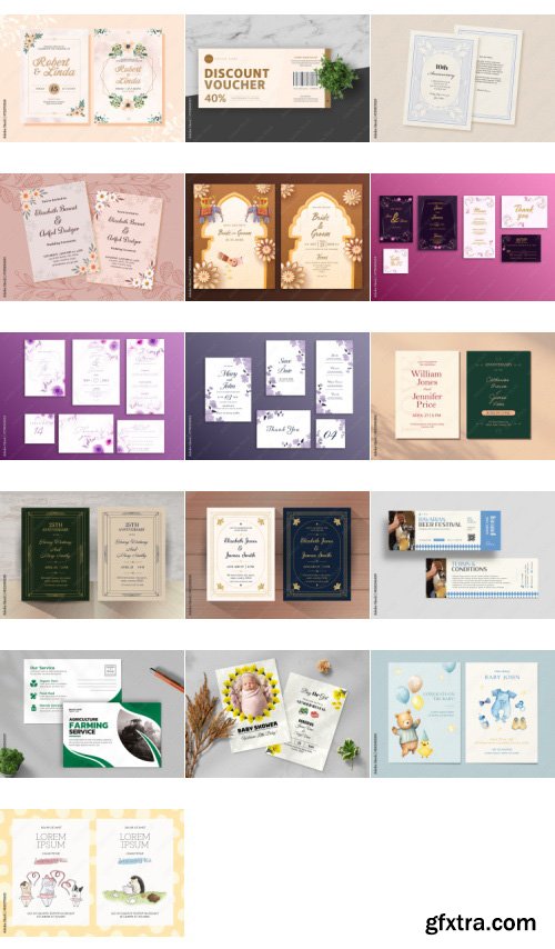 Invitations & Cards Collections #2 100xAI
