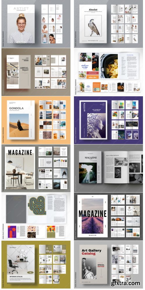 Magazine Layout Collections #1 60xIND