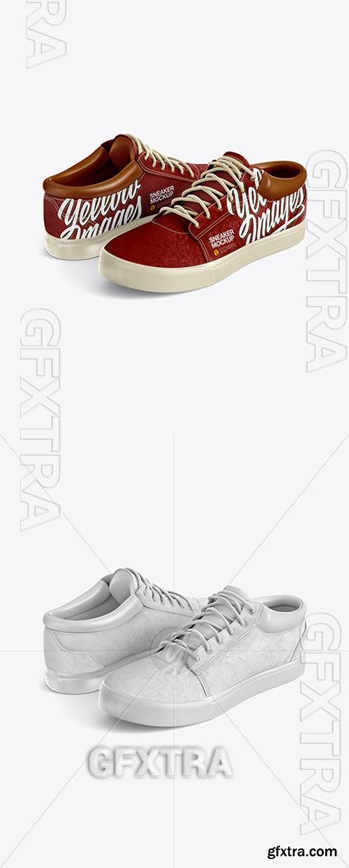 Two Sneakers Mockup - Half Side View 21088 Two Sneakers Mockup - Half Side View 21088