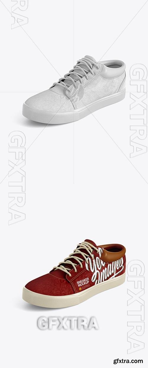Sneaker Mockup - Left Half Side View (High-Angle Shot) 20925