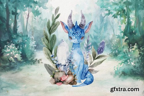 PixelBuddha - Witchcraft: Watercolor Graphics Collection