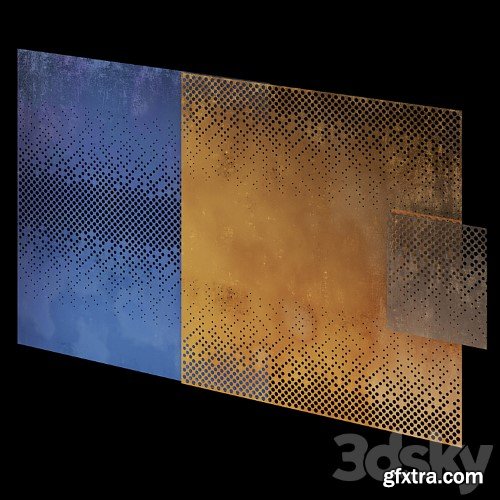 3dsky Pro - Decorative perforated model