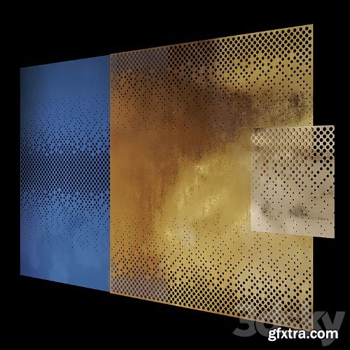 3dsky Pro - Decorative perforated model