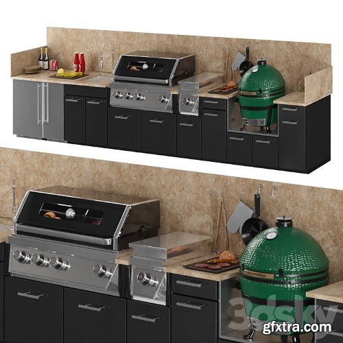 3dsky Pro - TREX outdoor kitchen