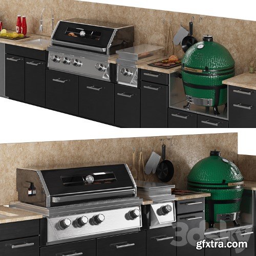 3dsky Pro - TREX outdoor kitchen