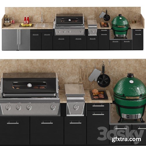 3dsky Pro - TREX outdoor kitchen