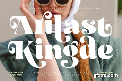 Myfonts - Arilast Kingde Font Family