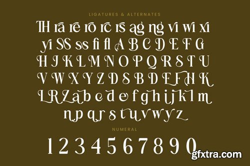 Myfonts - Bulings Nature Font Family