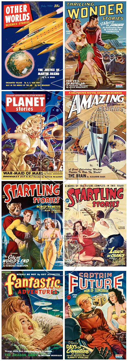 Sci-Fi Pulps 100 UHQ JPG Magazine Covers by TimeTunnel