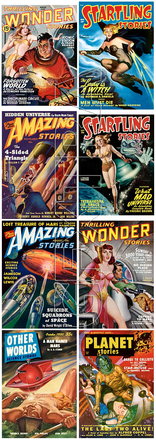 Sci-Fi Pulps 100 UHQ JPG Magazine Covers by TimeTunnel