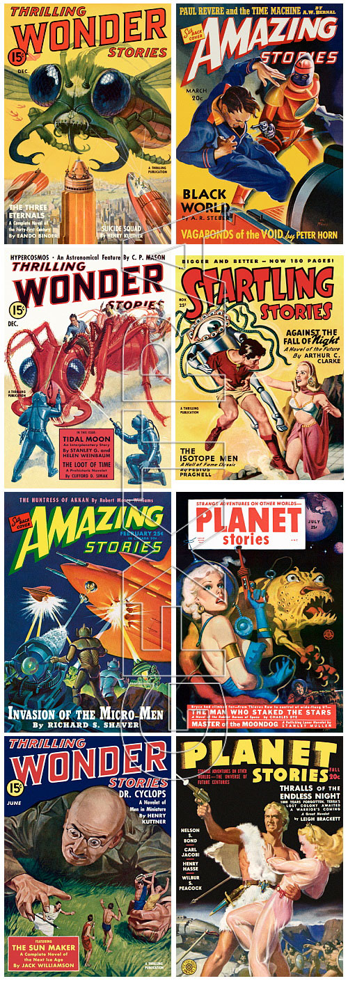 Sci-Fi Pulps 100 UHQ JPG Magazine Covers by TimeTunnel