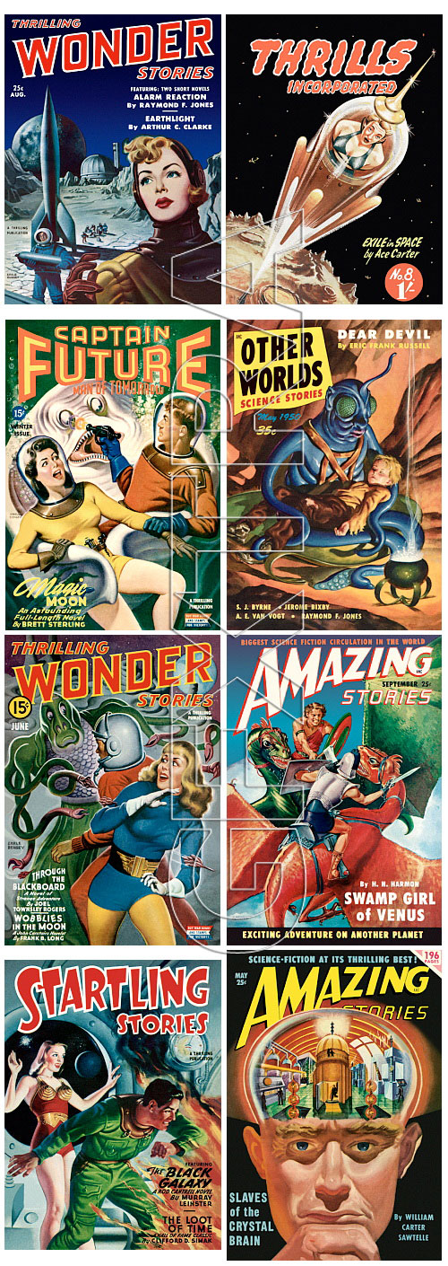 Sci-Fi Pulps 100 UHQ JPG Magazine Covers by TimeTunnel