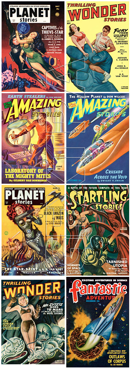 Sci-Fi Pulps 100 UHQ JPG Magazine Covers by TimeTunnel