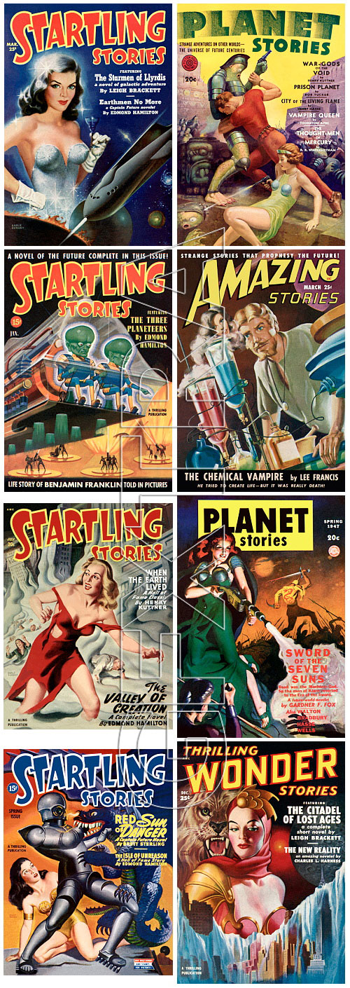 Sci-Fi Pulps 100 UHQ JPG Magazine Covers by TimeTunnel