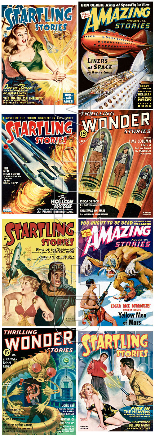 Sci-Fi Pulps 100 UHQ JPG Magazine Covers by TimeTunnel