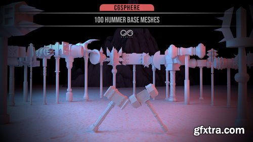Artstation - 820 Weapon Basemeshes ( CGSphere Weapon Bundle )