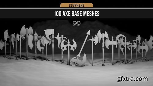 Artstation - 820 Weapon Basemeshes ( CGSphere Weapon Bundle )