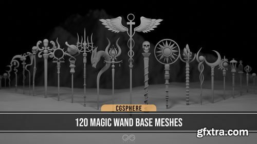 Artstation - 820 Weapon Basemeshes ( CGSphere Weapon Bundle )