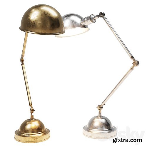 3dsky Pro - Eichholtz 101403 Desk Lamp Soho antique brass finish