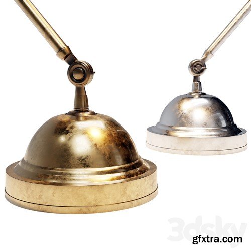 3dsky Pro - Eichholtz 101403 Desk Lamp Soho antique brass finish