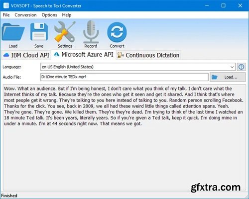 VovSoft Speech to Text Converter 5.5