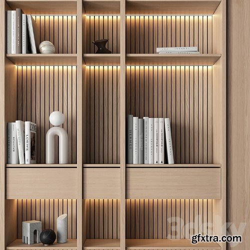 3dsky Pro - Bookcase 029
