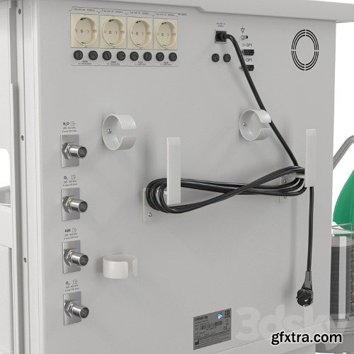 3dsky Pro - Anesthesia-respiratory apparatus WATO EX35