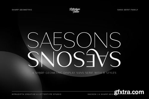 CreativeMarket - Saeson a Sharp Geometric Display
