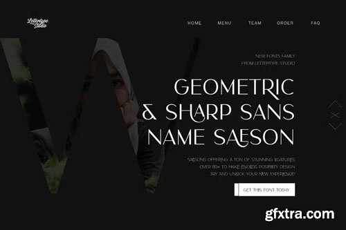 CreativeMarket - Saeson a Sharp Geometric Display