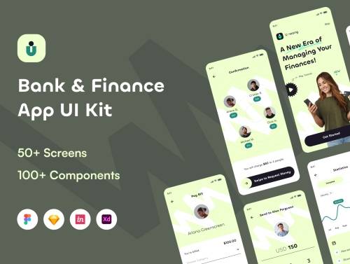 'Uwang - Bank & Finance Apps UI KIT'