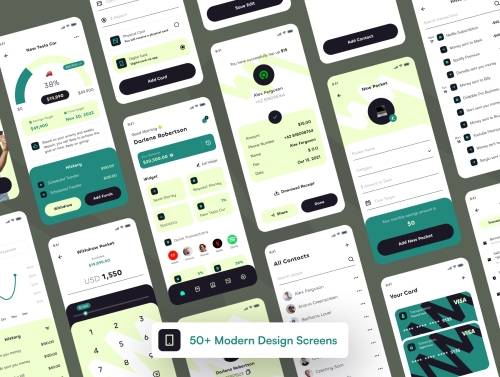 'Uwang - Bank & Finance Apps UI KIT'