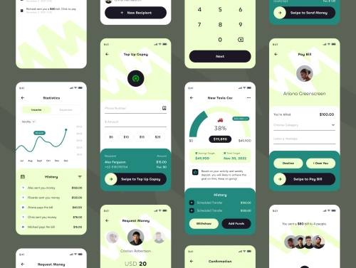 'Uwang - Bank & Finance Apps UI KIT'