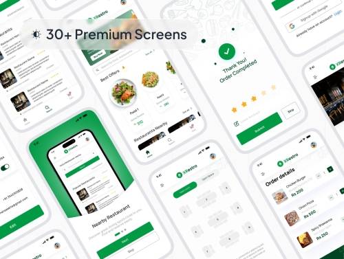 'XRestro - Restaurant Table Reserve App UI Kit.' 'XRestro - Restaurant Table Reserve App UI Kit.'
