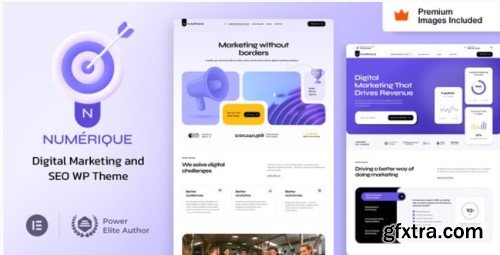 Themeforest - Numerique v5.5 - SEO Digital Marketing WordPress 46189340