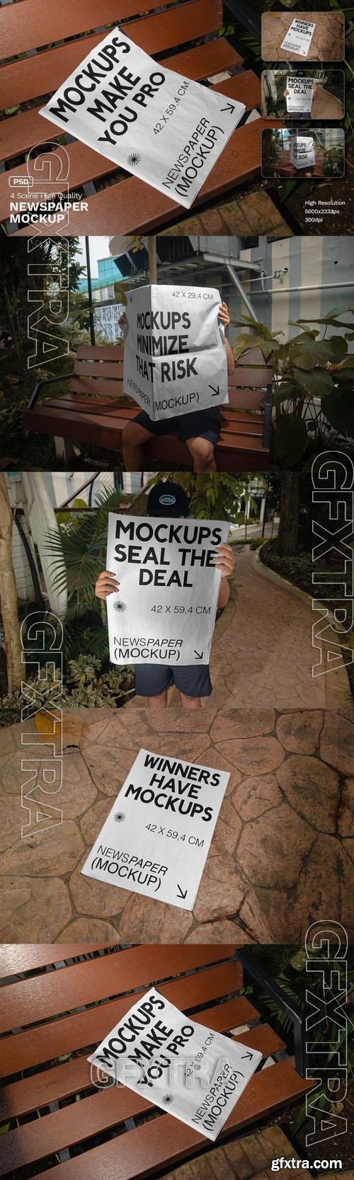 Newspaper Mockup - VOL 1 PCYHUEV