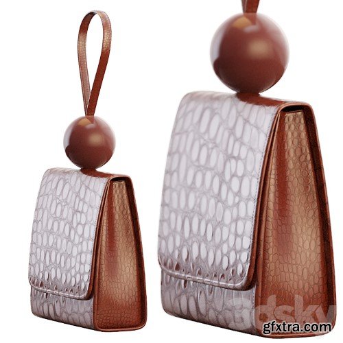 3dsky Pro - Bag Ball croc-effect leather tote