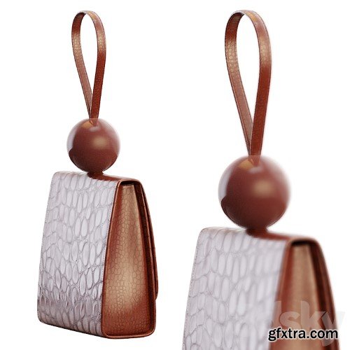 3dsky Pro - Bag Ball croc-effect leather tote