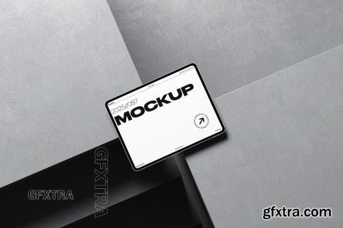 Floating Tablet Mockup for Presentation DWTX7NM