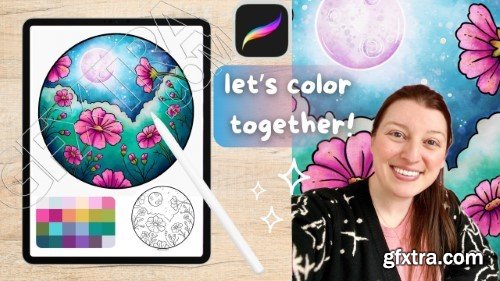 Skillshare - Learn To Color in Procreate + Explore this Cozy Hobby