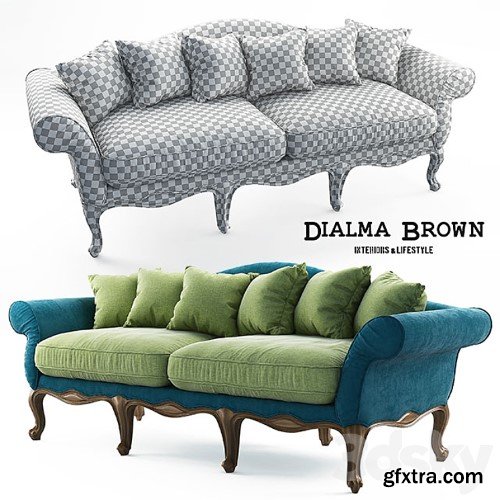 3dsky Pro - Dialma Brown Sofa DB005285