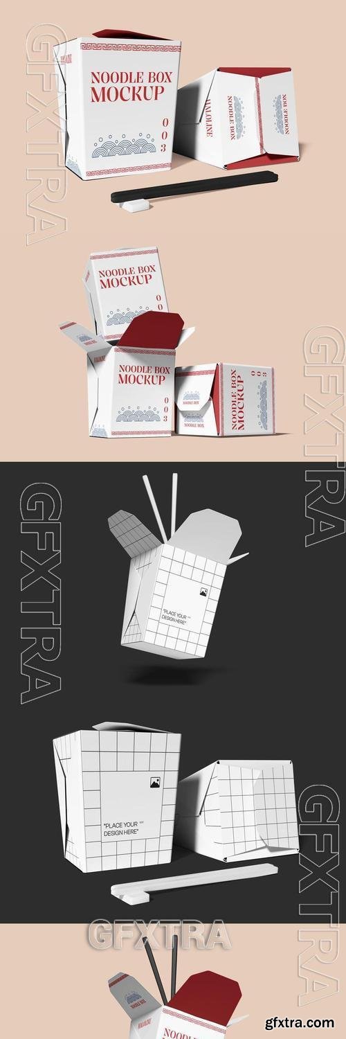 Noodle Box Packaging Mockup | 003 SY8PTRP