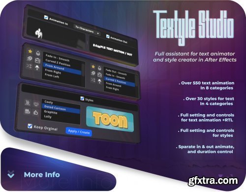 Aescripts - Textyle Studio 1.2.0 Aescripts - Textyle Studio 1.2.0