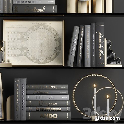 3dsky Pro - DECORATIVE SET 05 (black)